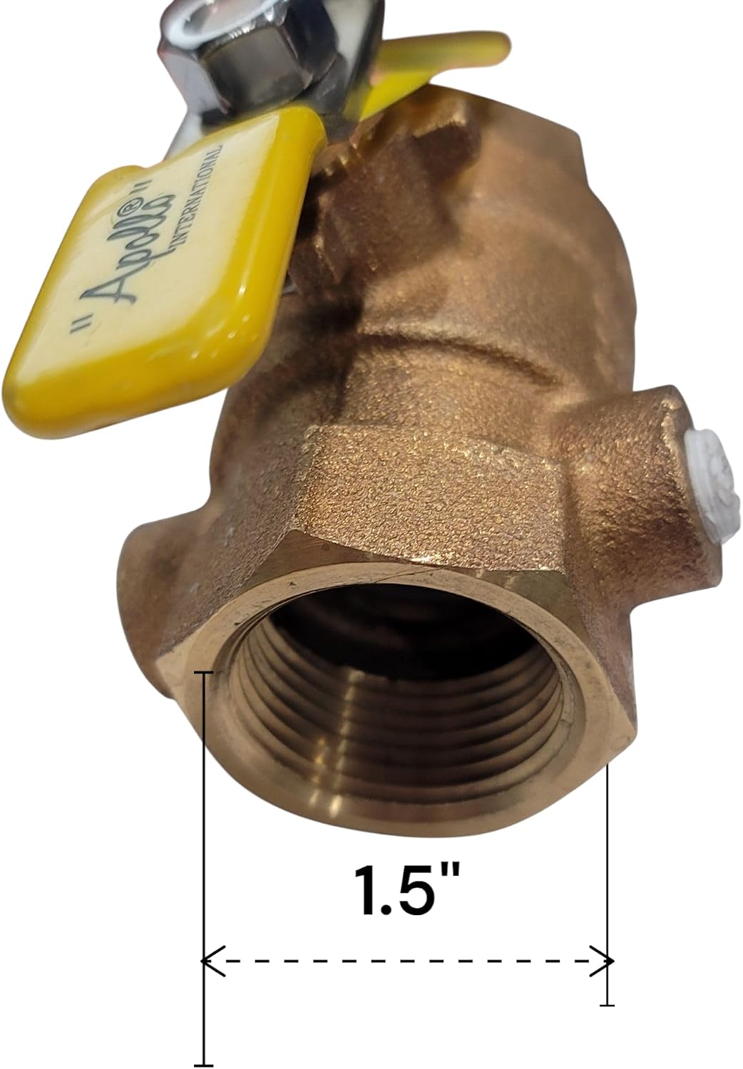 1-inch Ball Valve, Brass Tapped, for PVB4A 91B-105 Pressure Vacuum Breaker for Apollo Combraco