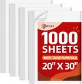 1000 Sheets White Tissue Paper for Gift Bags, 20"x 30" Tissue Paper Bulk