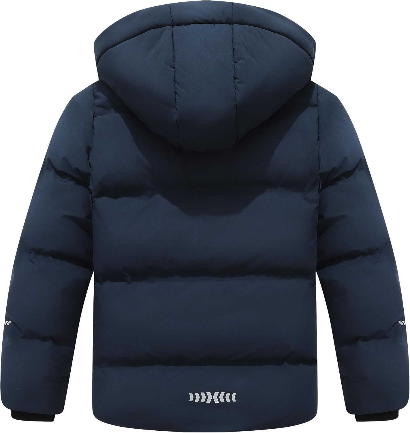 Kids Boy's Puffer Cotton Jacket | Warm Fleece Lined Down Coat Thick Hooded Waterproof Winter Coat