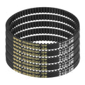 uxcell 5pcs HTD-3M Rubber Timing Belt 70 Teeth, 210mm L x 6mm Wd x 2.4mm H