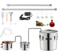 Distilling Kit Shine Still Home Brewing Distillery Kit 5 Gallon with Stainless Pot and Thumper Water Pump Copper Coil