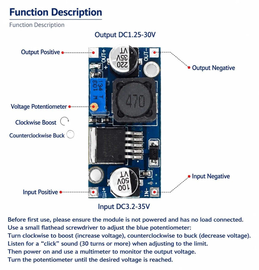 10 PCS LM2596S LED Constant Current & Constant Voltage Driver Power Supply Module