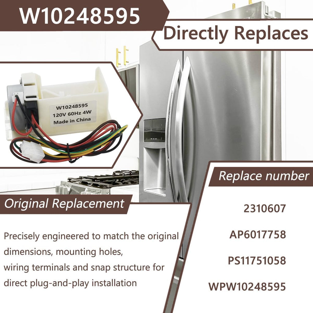 W10248595 Air Damper Control Assembly for Refrigerator