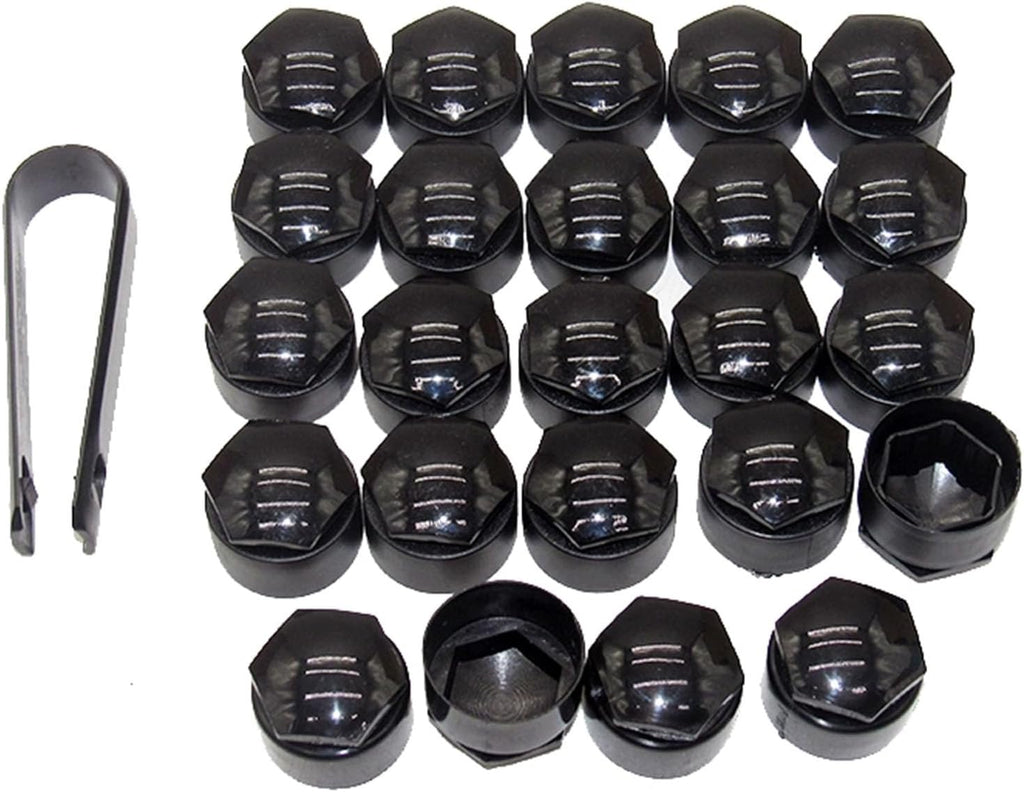 Lug Nut Covers Wheel Center Caps Tire Screw Cap for Audi A1 A3 A4 A5 A6 A7 A8 Q2 Q3 Q5 Q7 S5 TT 24PCS+Disassembly