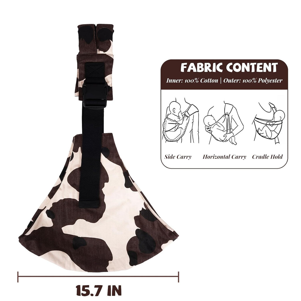 Baby Sling Carrier, Side Toddler Sling Carrier 20-44 lbs with Adjustable Straps, Portable and Lightweight Baby