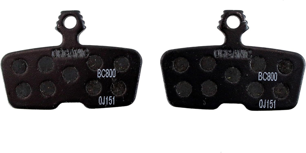 SRAM Disc Brake Pads - Organic Compound, Steel Backed, Quiet, For Code/ R/ RSC/Guide RE
