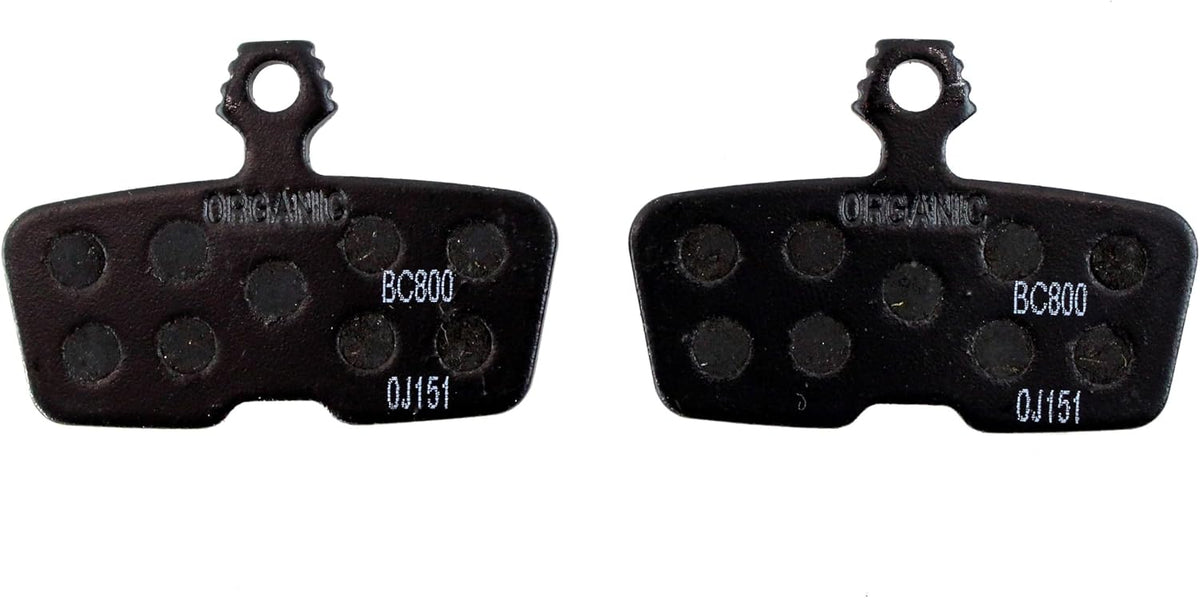 SRAM Disc Brake Pads - Organic Compound, Steel Backed, Quiet, For Code/ R/ RSC/Guide RE