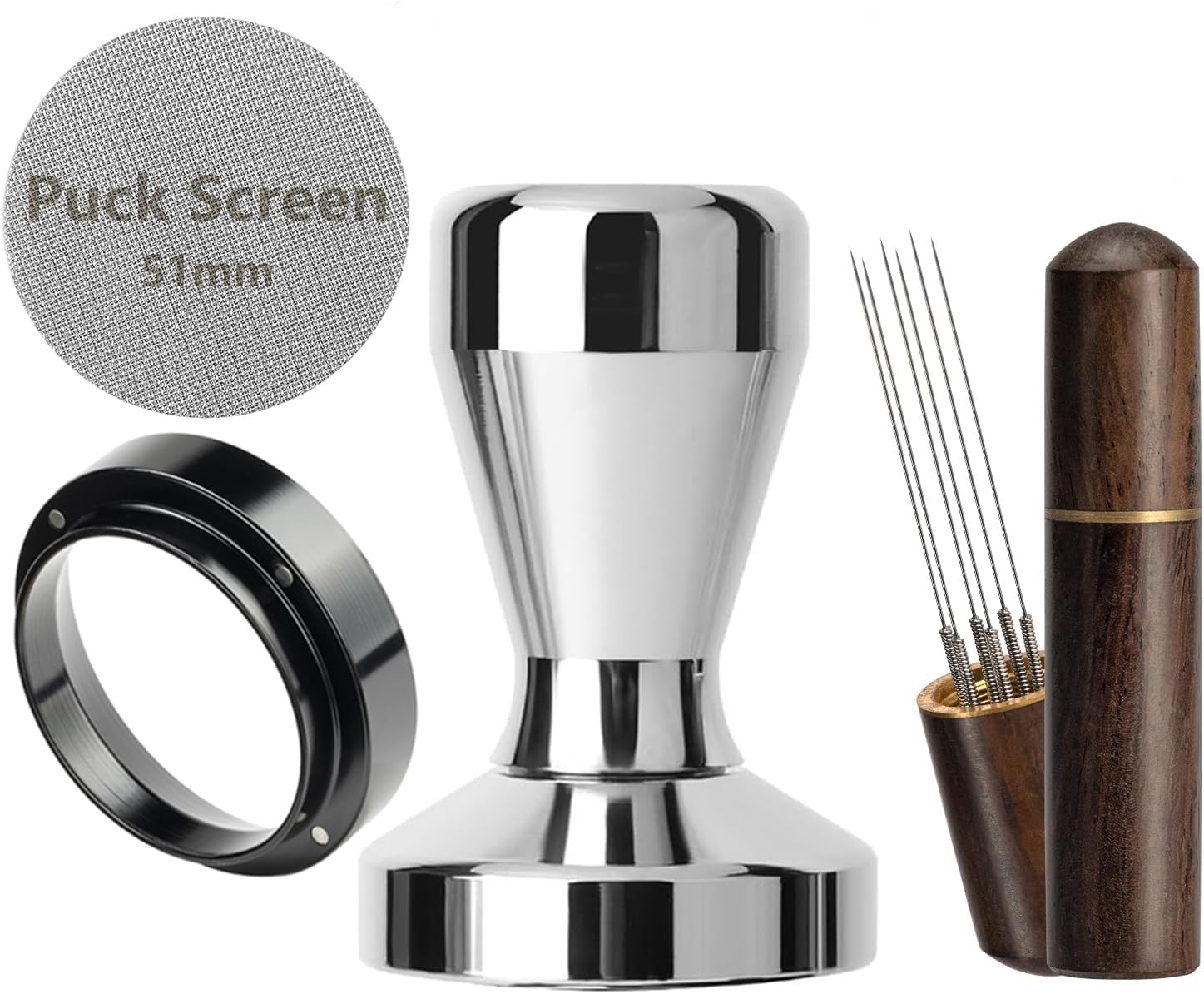 51mm Espresso Tamper Espresso Accessories Kit: Espresso Tamper Set, Coffee Tamper Espresso Tools Barista Tools |