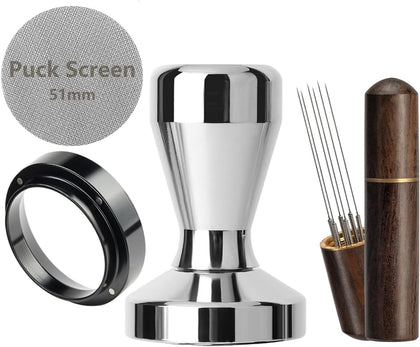 51mm Espresso Tamper Espresso Accessories Kit: Espresso Tamper Set, Coffee Tamper Espresso Tools Barista Tools |