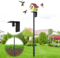 Bird Feeder Poles for Outdoors, Heavy Duty 60 Inch Birdhouse Stand Stake 1.2 Inch Diameter Metal Bird Mounting Pole