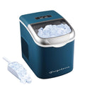 Retro Compact Ice Maker Machine, Bullet Ice, 26 lb per Day (Blue)