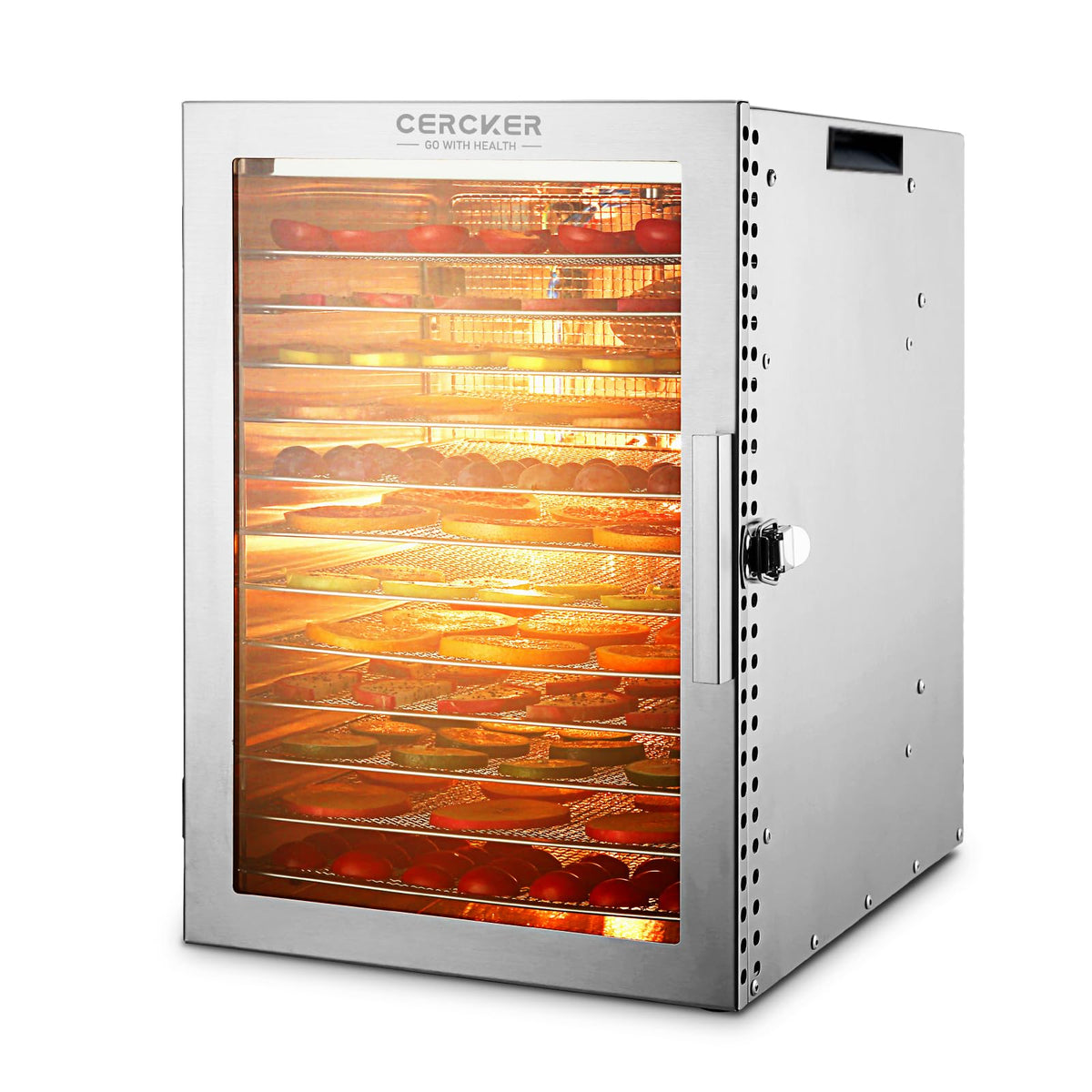 Food-Dehydrator Machine Adjustable Temperature 12 Trays 800W Food Dryer