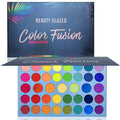 Color Fusion Eyeshadow Palette Highly Pigmented 39 Shades Pink Purple Matte and Shimmers Makeup Palette, Blendable