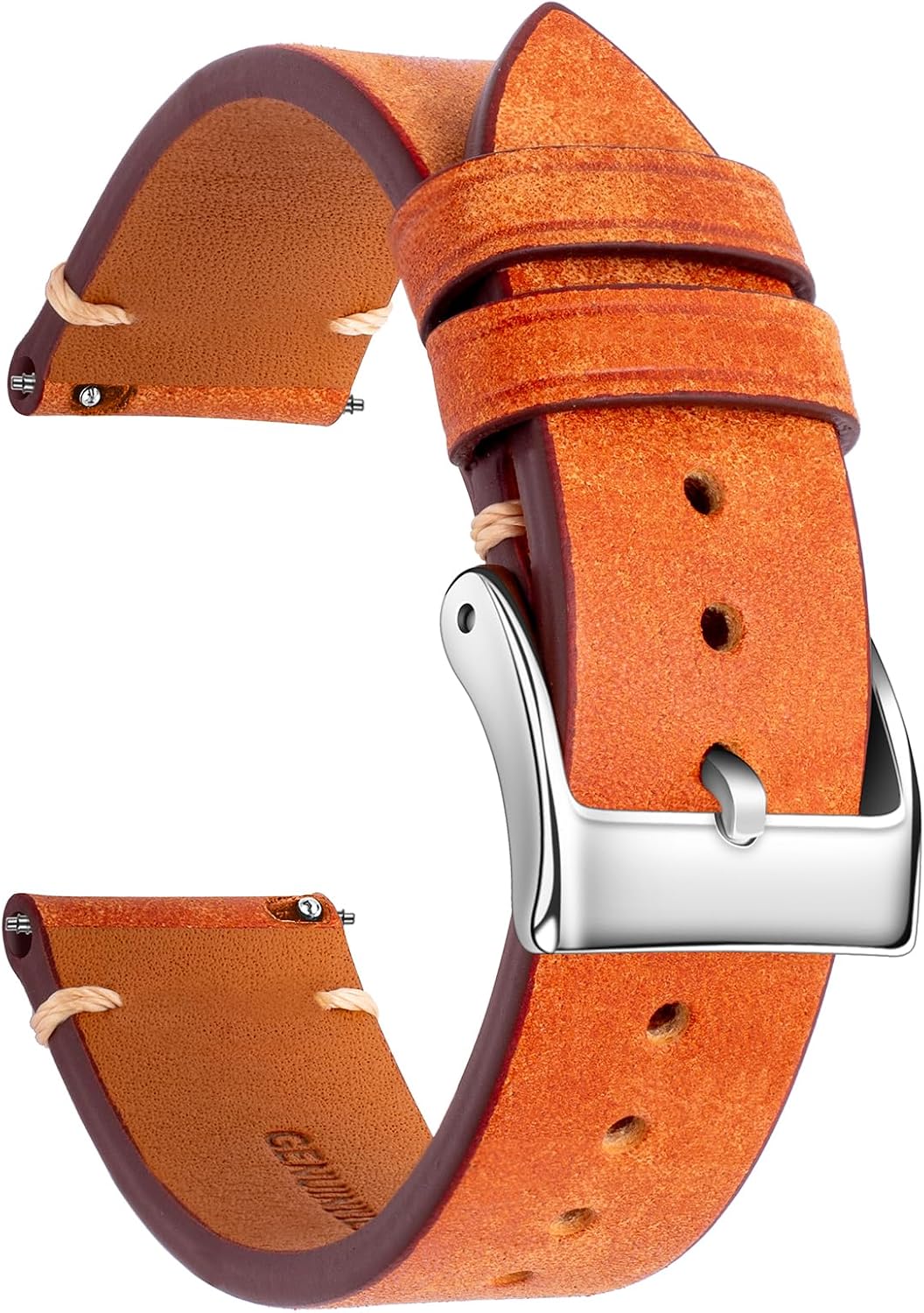 Quick Release Watch Band,Vintage Vegetable tanned leather Straps 18mm 19mm 20mm 21mm 22mm 24mm Replacement Bracelet