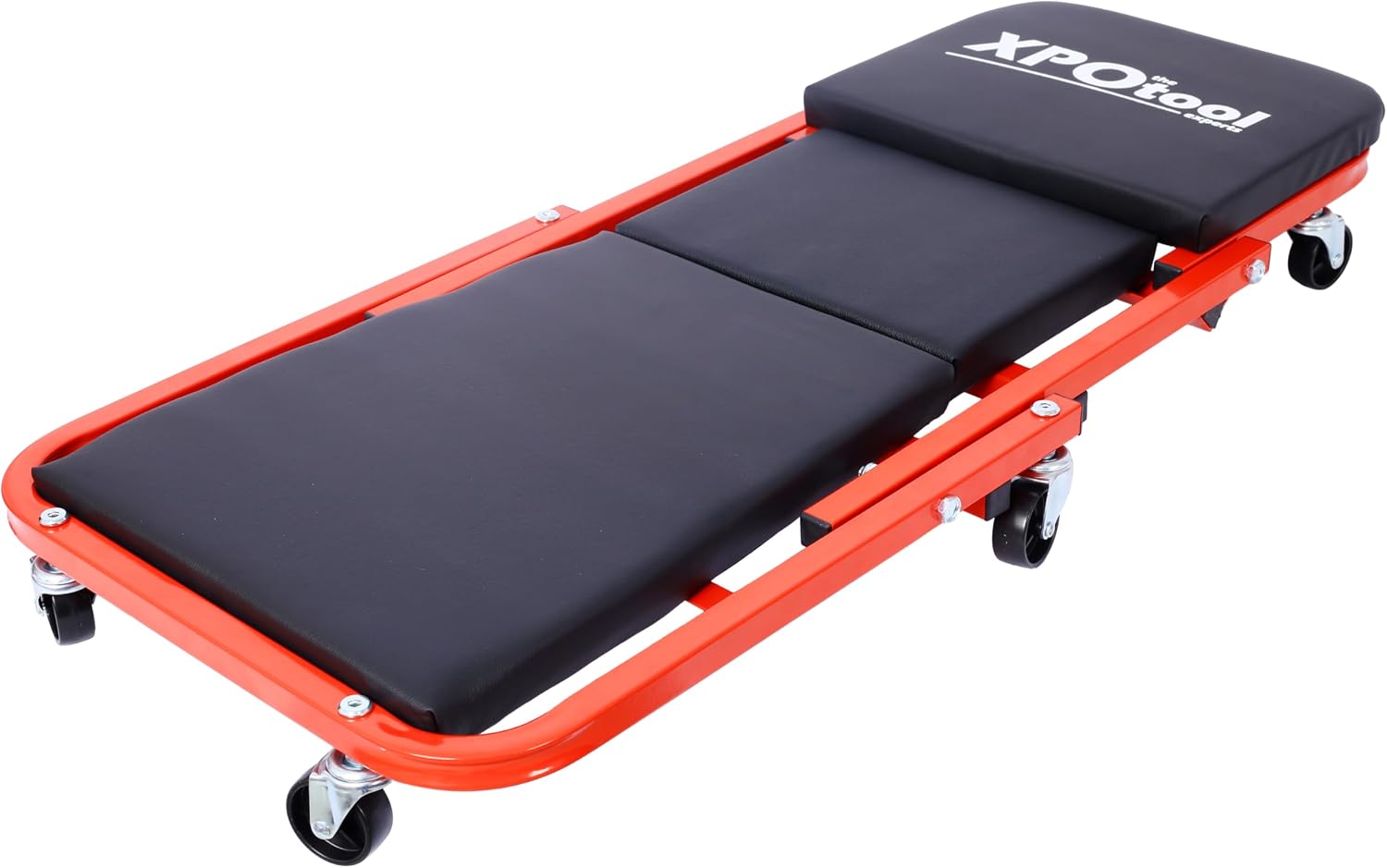 36"×16.7‘’Foldable Mechanic Creeper 2 in 1 Rolling Z Creeper Seat with Padded Headrest, Seat, 300 lbs Capacity