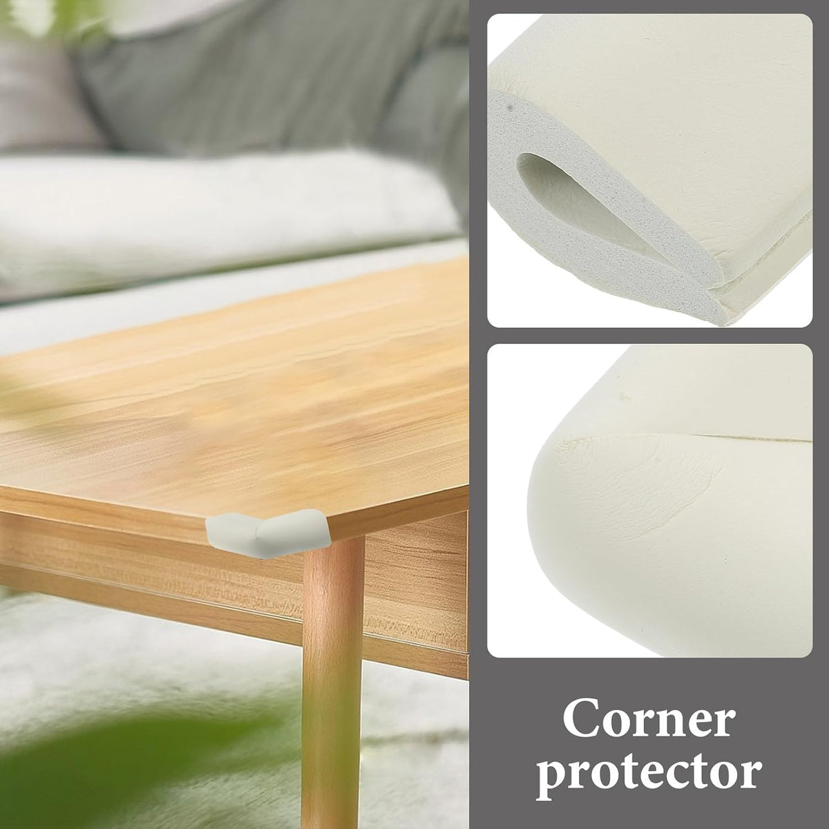 12 Pack U-Shaped Foam Corner Protectors
