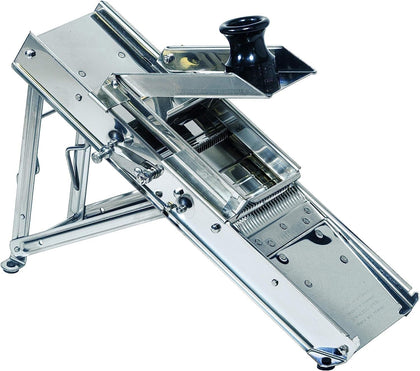 Stainless Steel Adjustable Mandoline Food Slicer with 2 Blades Safety Hand Guard- Mandoline Slicer Vegetable Chopper
