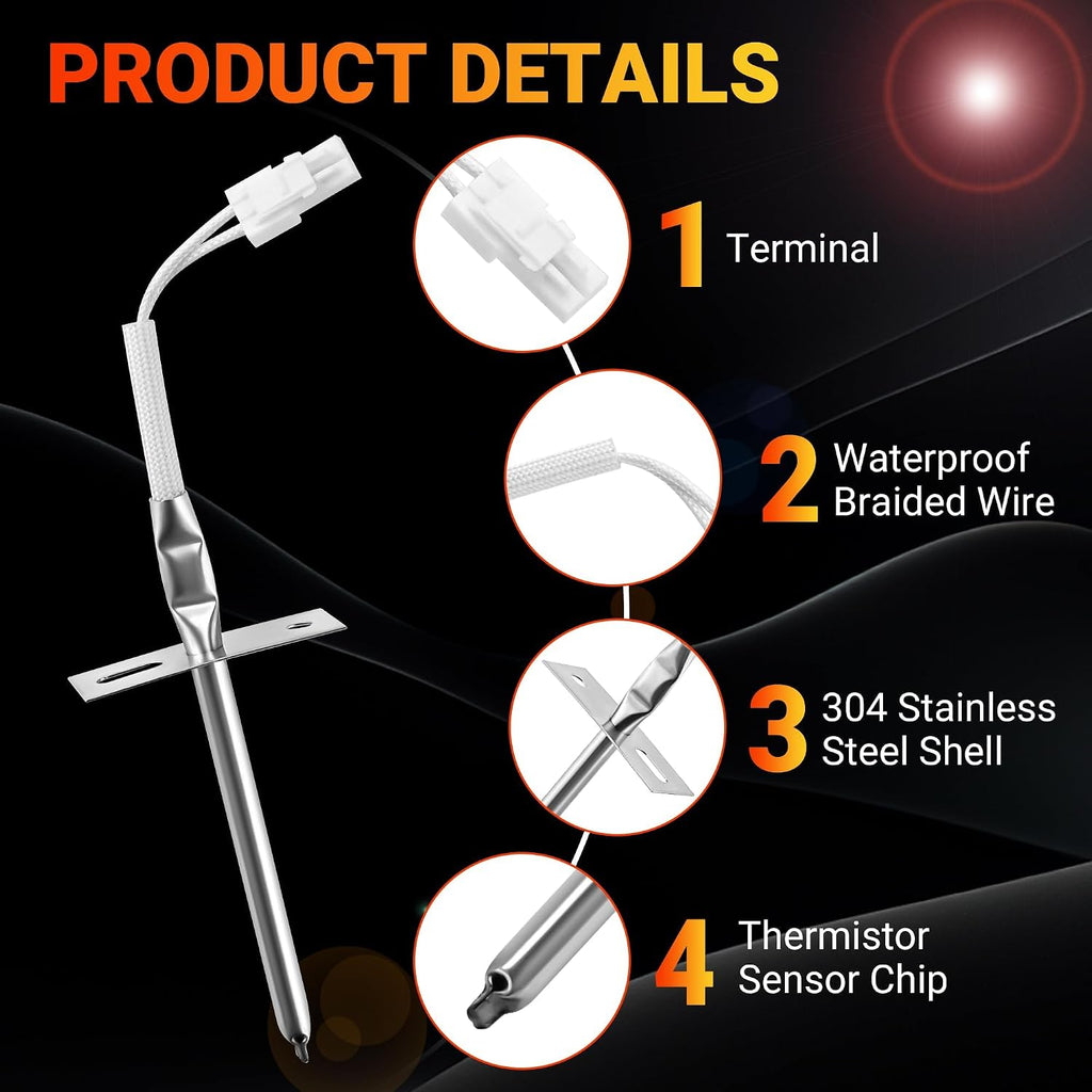 【Upgraded】DG32-00002B EBG61305805 Oven Temperature Sensor Probe