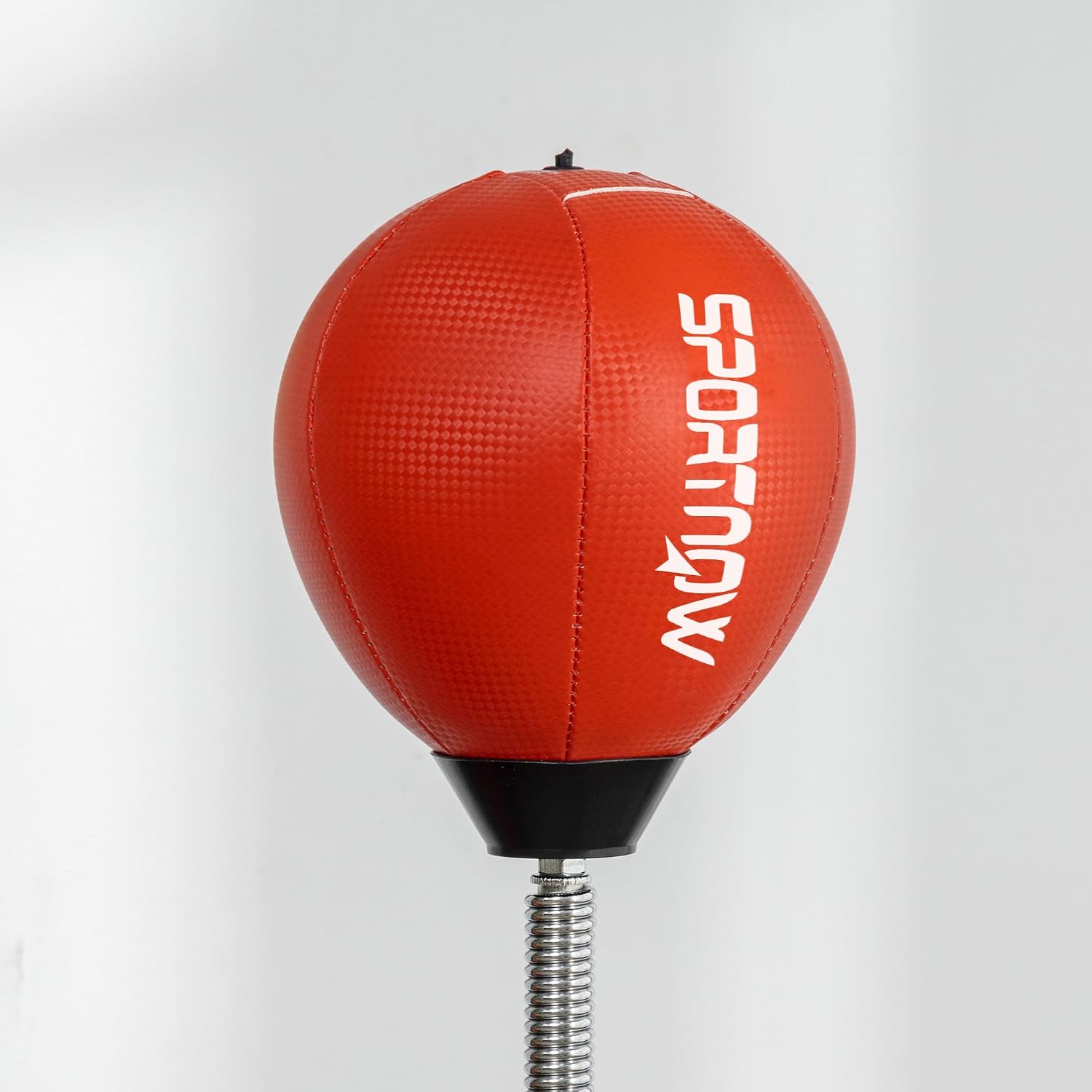 Adjustable Boxing Bag Stand with Speedway & Reflex Bar, 4'7"-6'8" Height, Punching Bag Training Equipment for Cardio