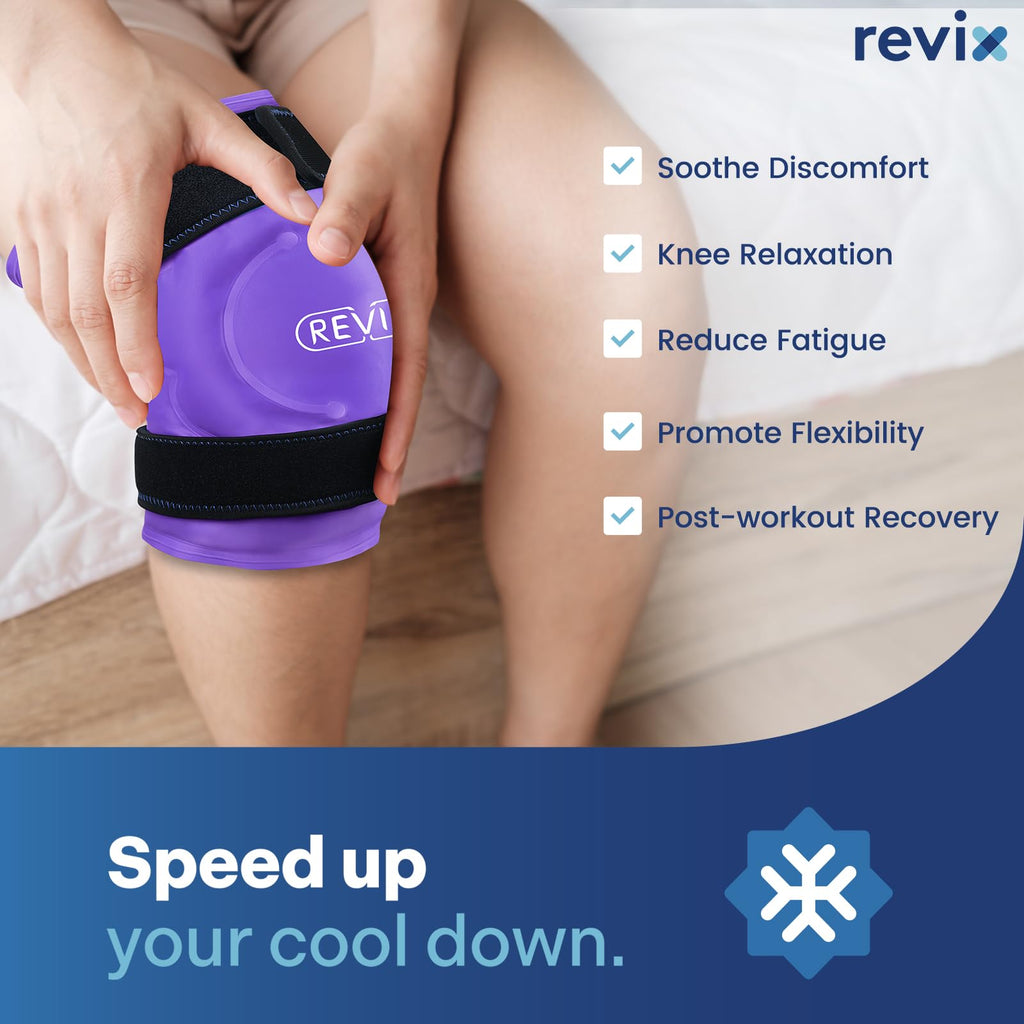 20" XXXL Ice Pack for Knee Discomfort, Extra Large Cold Pack, Purple