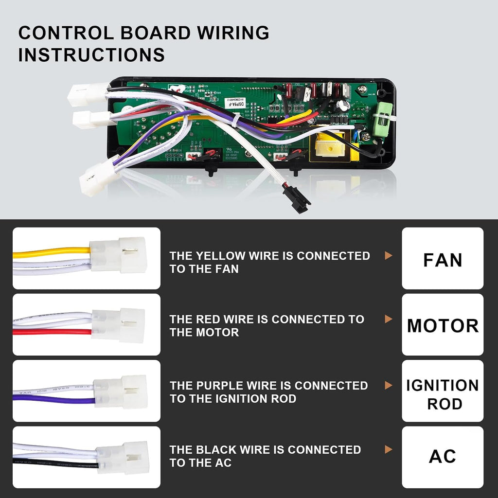 AC03P9 PB1100PS1 Control Board fit for Pit Boss 1100PS1, PB820, Pro 1100