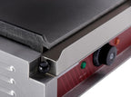 Commercial Electric Panini Sandwich Grill with Smooth Plates