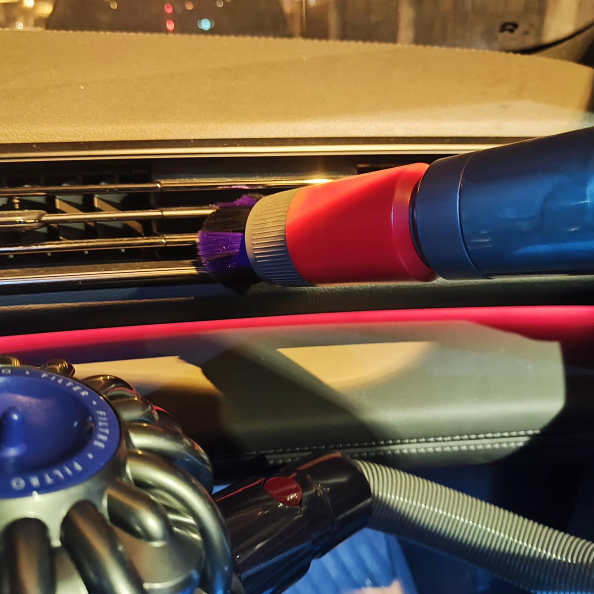 Scratch-free Dusting Brush & 63" Extension Hose for Dyson Vacuum