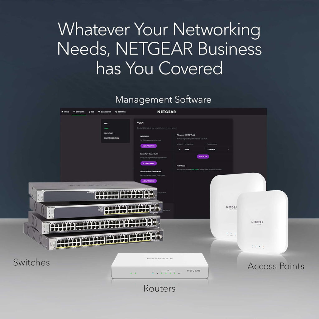 8-Port PoE Gigabit Ethernet Unmanaged Network Switch (GS108PP) | With 8 x PoE+ Ports @ 123W Upgradeable, Desktop