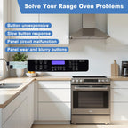 WPW10207933 Membrane Switch Touch Pad, Compatible With Whirlpool Range Oven