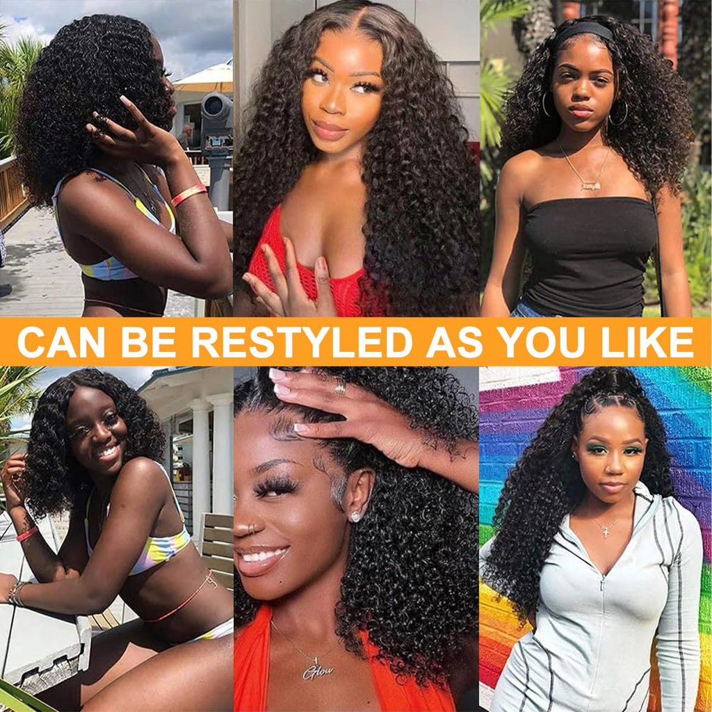Kinky Curly Clip In Hair Extensions Real Human Hair 12 Inch 110g 8pcs Kinky Curly Clip Ins Full Head for Black Women