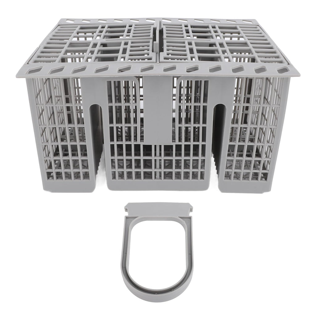 SIXRUN Dishwasher Silverware Basket, 8 Compartments, ABS Material, Compatible with Most Dishwashers, Easy to Install, 21 x 16 x 12cm