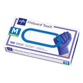 Medline FitGuard Touch Nitrile Exam Gloves, 100 Count, Medium, Powder Free, Disposable, Not Made with Natural Rubber