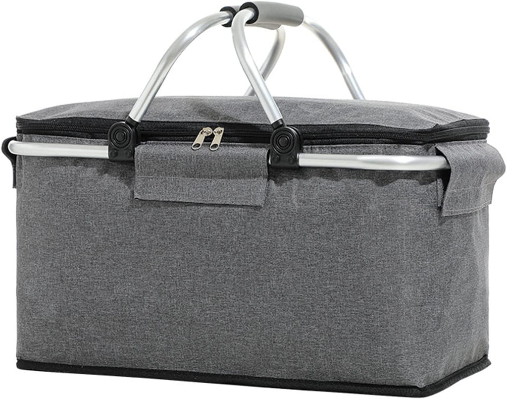Insulated Cooler Basket Foldable Large Capacity for