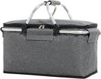 Insulated Cooler Basket Foldable Large Capacity for
