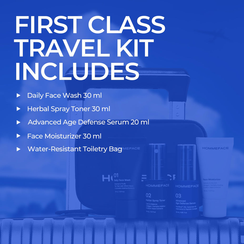 Men's First Class Skincare Essentials Travel Kit, 5ct.