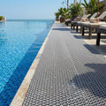 Anti Slip Drainage Mat Cutable Pool Flooring Bathroom Mats 3FTX10FT PVC Mesh Rubber Matting Heavy Duty for Garage