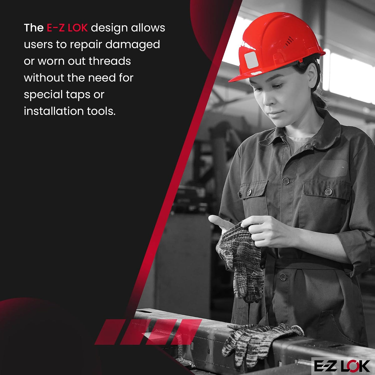 E-Z LOK Knife Threaded Insert for Hard-Wood, Brass Thread Inserts 5/16-18 Internal Threads, 0.625" Length Pack of 10