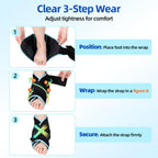 Ankle Foot Ice Pack Wrap for Plantar Fasciitis Relief, Heel Pain