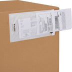 Side Opening Packing List Envelopes with Adhesive Backing, 2 Mil Thick, 5-1/2"L x 10"W, Clear, 500/Pack, Packing Slip
