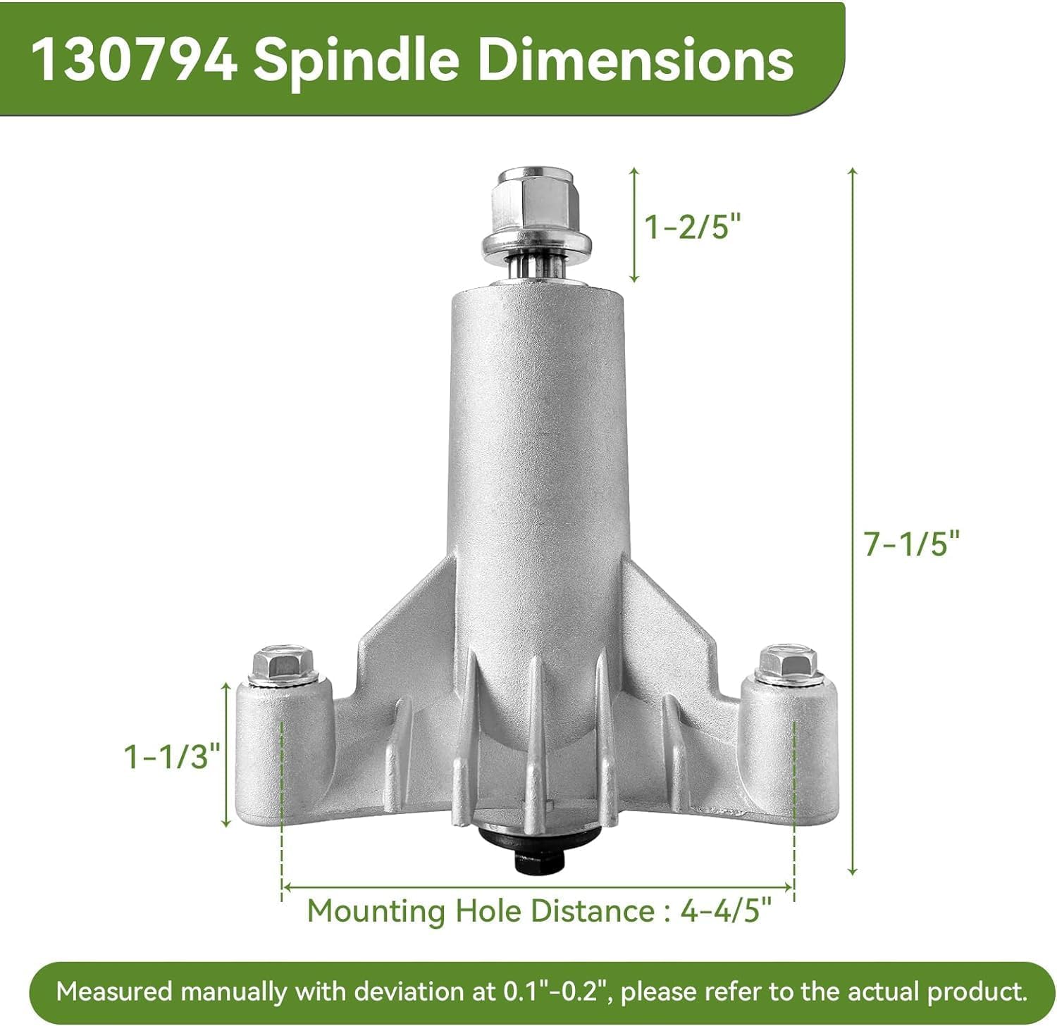 130794 Spindle Assembly, 128285 Spindle Compatible with AYP/Hu/Craftsman LT1000 Riding Mower, LT2000 Lawn Mower with