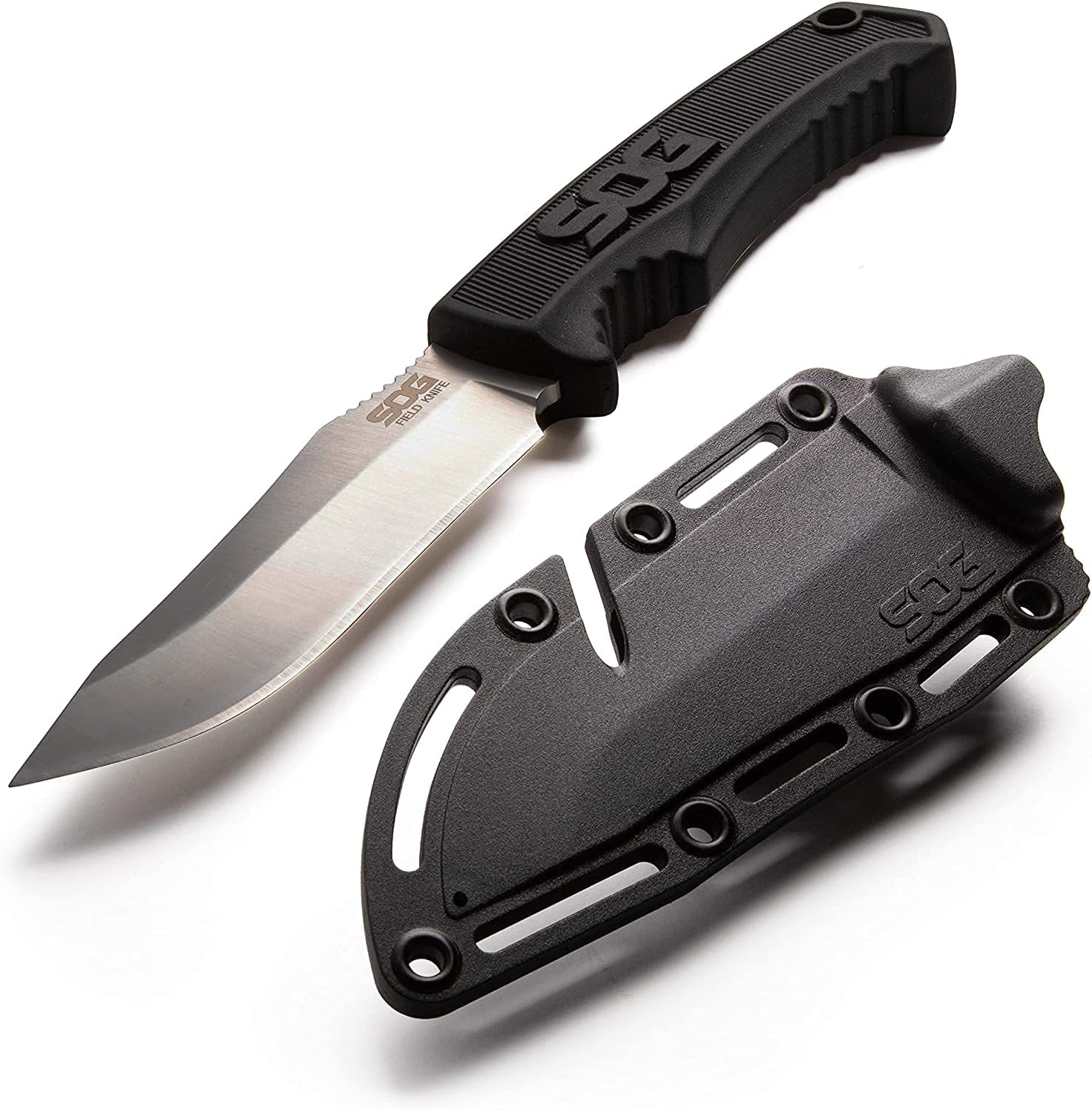 Survival Knife with Sheath - Field Knife Fixed Blade Knives 4 Inch Tactical Knife and Bushcraft Knife w/Full Tang