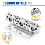 Relaxweex 2 Pcs Ground Bar Kit with 11 Terminal Positions