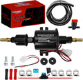 Universal Electric Fuel Pump Kit 12V 3-6 PSI Low Pressure with Fuel Filter 6.56 FT 5/16" ID Fuel Line Replacement For