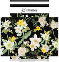 10" x 13"(100 pcs) Poly Mailer Mailing Black Flower Envelope