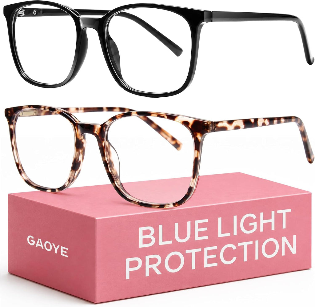 Ultralight Blue Light Glasses for Women - Computer Protection Glasses for All Day Comfort - Anti UV Glare & Eyestrain