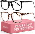 Ultralight Blue Light Glasses for Women - Computer Protection Glasses for All Day Comfort - Anti UV Glare & Eyestrain
