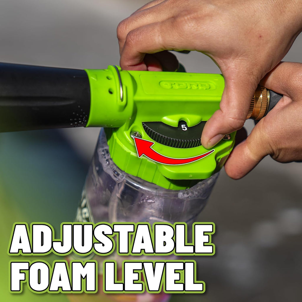 Foam Blaster 6 Foam Gun & Chenille Wash Mitt Kit, 2-Piece | Foam gun connects to any garden hose for thick suds