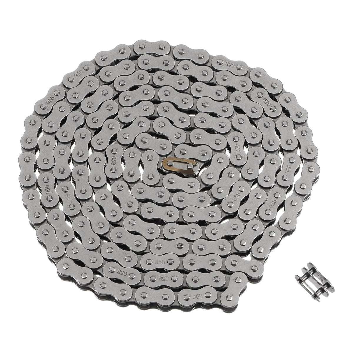 uxcell 05B Metric Standard Roller Chain, 5 Feet Carbon Steel Chains 8mm