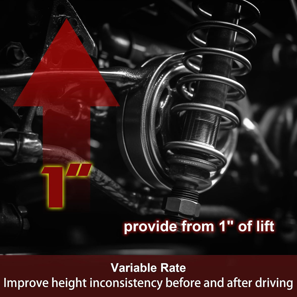 929-942 1" Lift Front Heavy Duty Coil Springs Compatible with 2005-2025 F250 Super Duty F350 Super Duty F450 F550 4x4, Provide Extra 35% Load Capacity