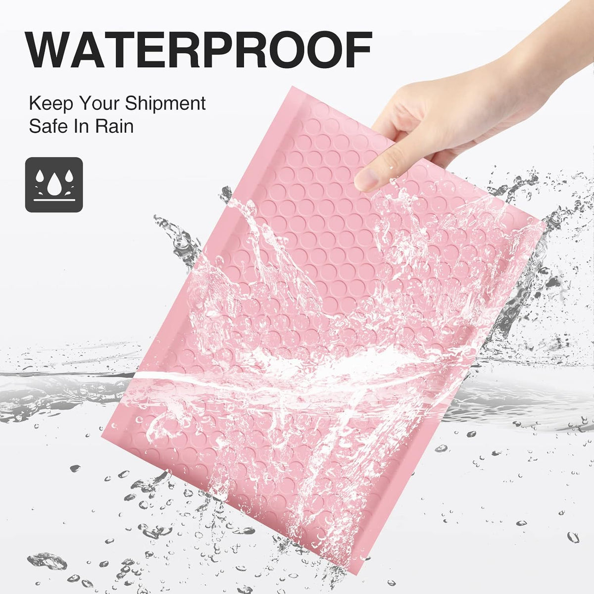 Bubble Mailers 6x10" Light Pink Usable Size 6x9" Padded 100 Pack #0